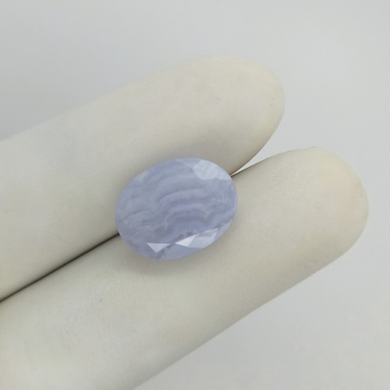 Blue Lace Agate 8.57 Ct Good Quality Blue Lace Agate 8.57 Ct Good Quality